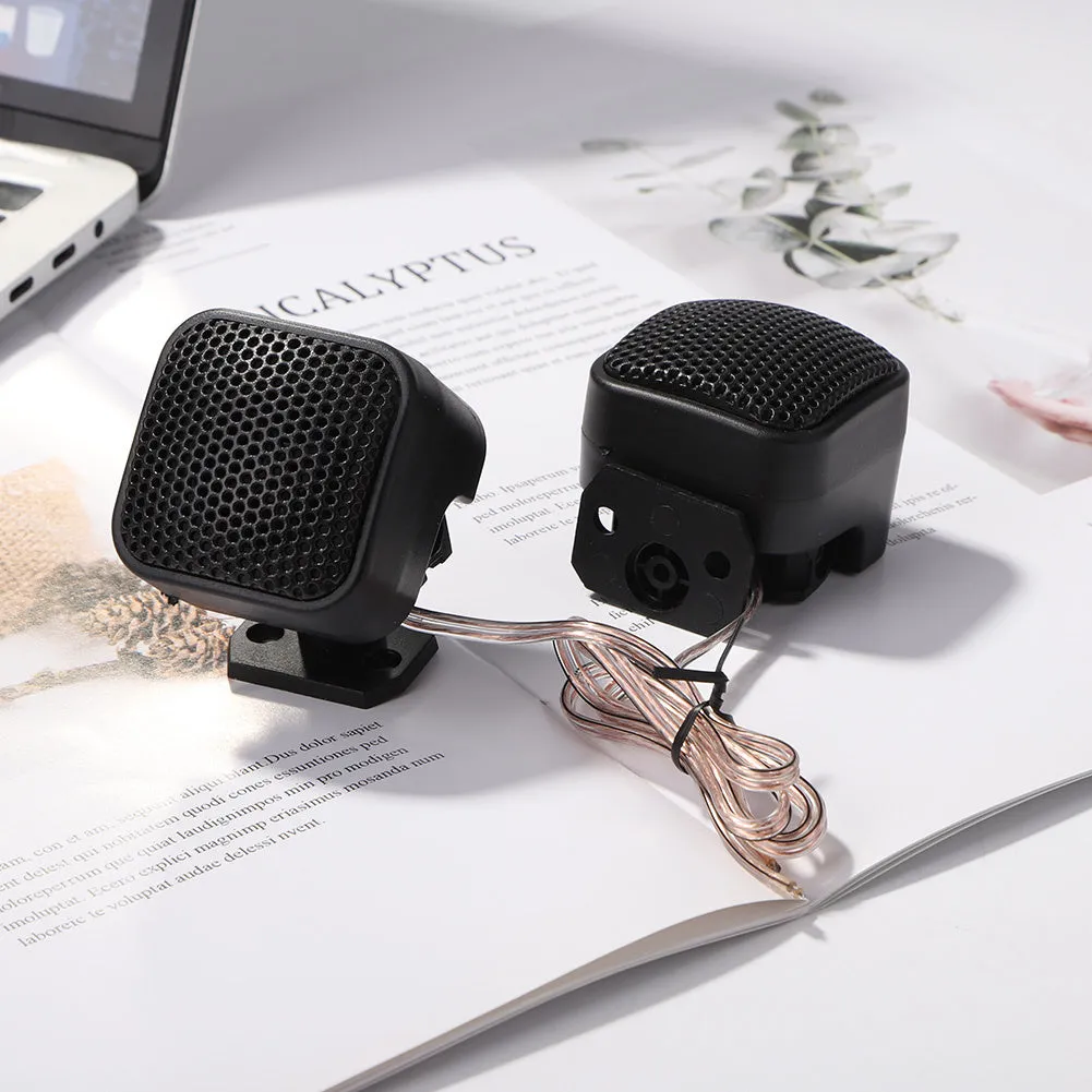 1 Pair Of Universal 500w Car  Tweeters Installs Instantly