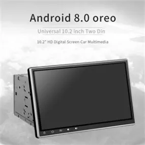 10.2" UNIVERSAL HEAD UNIT DOUBLE DIN WITH ANDROID 8.0 CAR STEREO W-O DVD