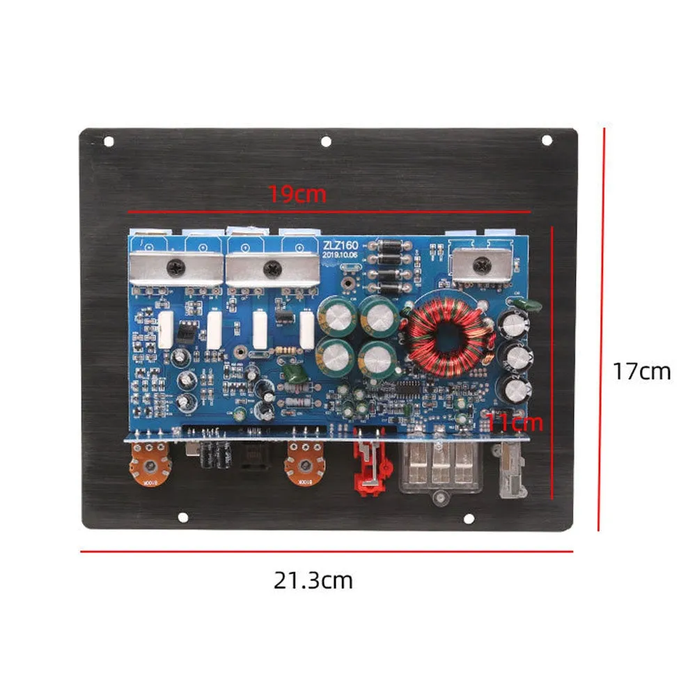 12v 1200w Car Audio Amplifier Board 20hz-250hz Powerful Subwoofer