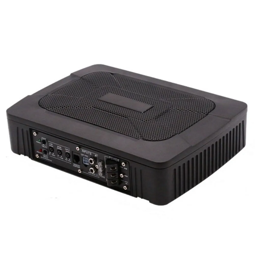 12V Ultra Thin Subwoofer Car Active Subwoofer Audio Speaker