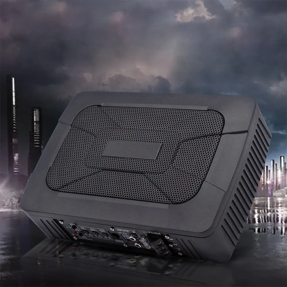 12V Ultra Thin Subwoofer Car Active Subwoofer Audio Speaker