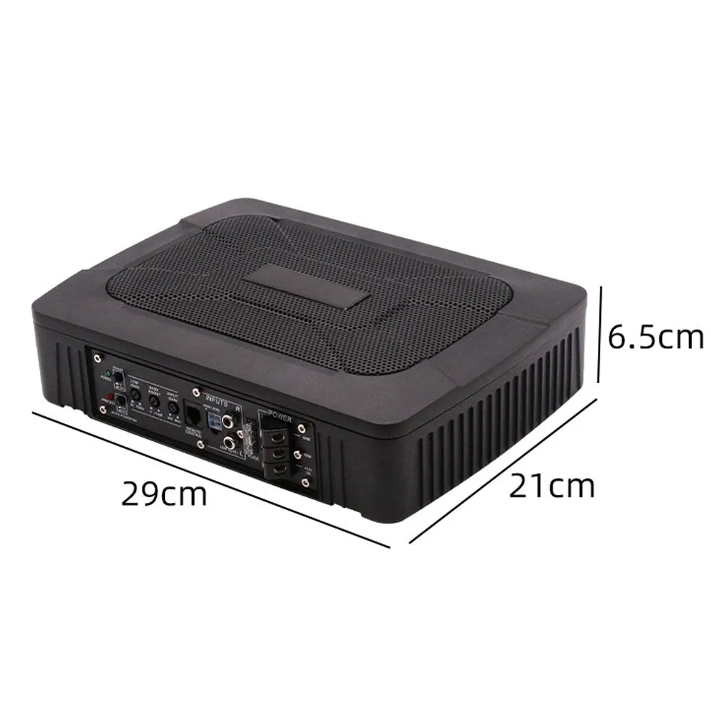 12V Ultra Thin Subwoofer Car Active Subwoofer Audio Speaker
