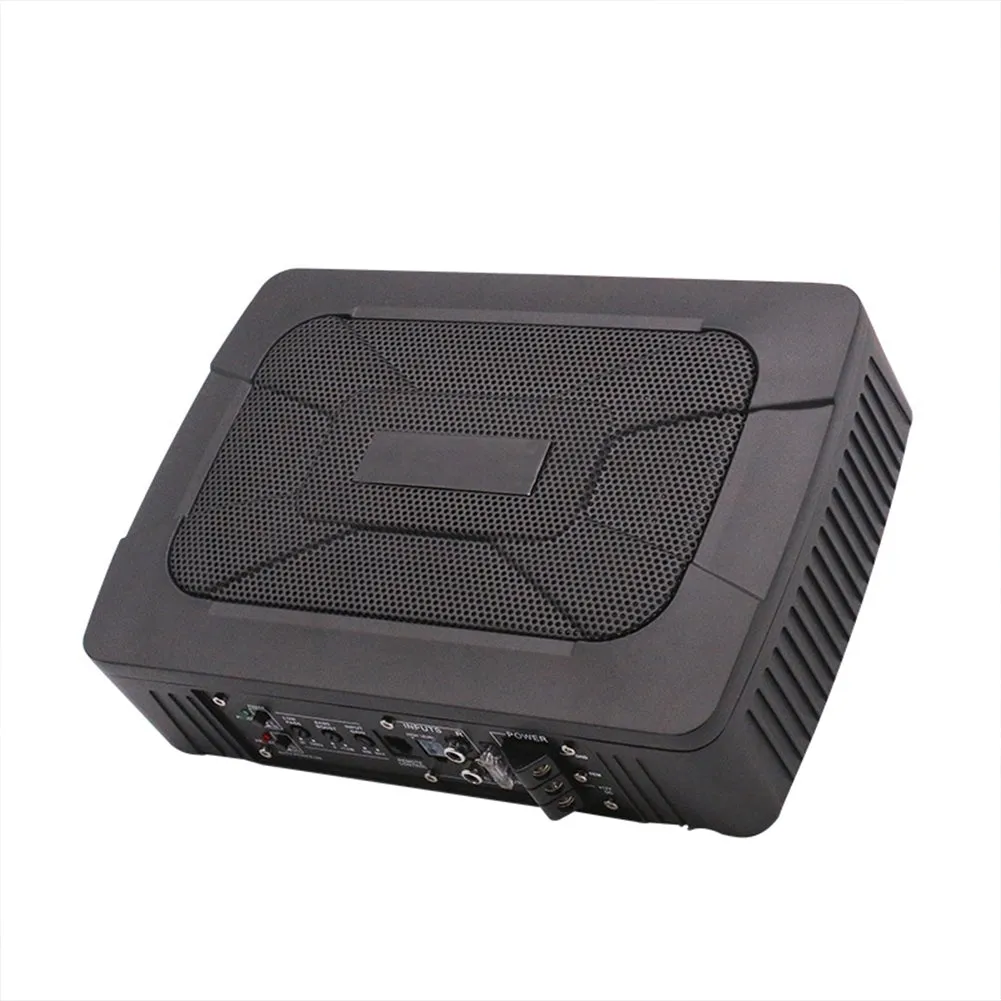 12V Ultra Thin Subwoofer Car Active Subwoofer Audio Speaker
