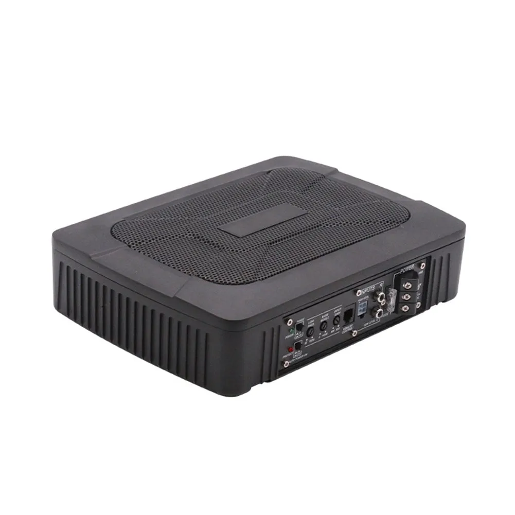 12V Ultra Thin Subwoofer Car Active Subwoofer Audio Speaker