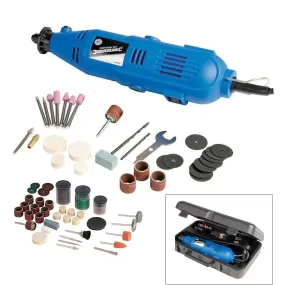 135W Mini Rotary Hobby Multi Tool C/W Case   138 Pc Accessory Set 3Yr Warranty