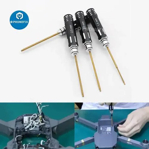 1.5/2/2.5/3mm Hex Key RC Repair Tookit Hexagon Screwdriver Set