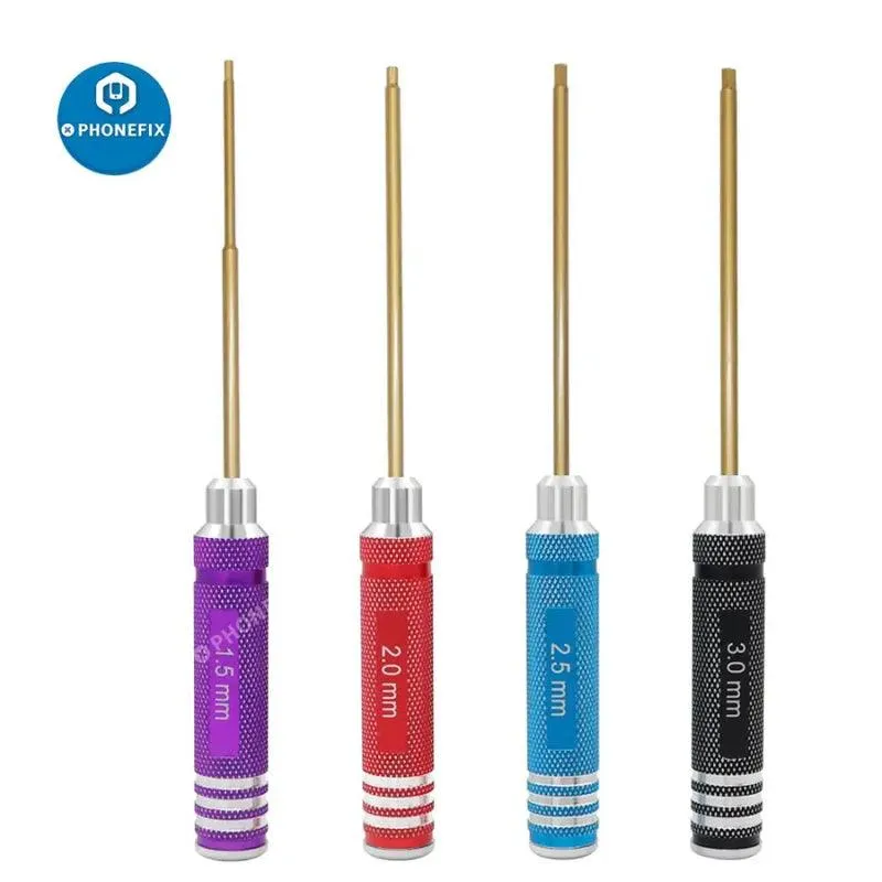 1.5/2/2.5/3mm Hex Key RC Repair Tookit Hexagon Screwdriver Set