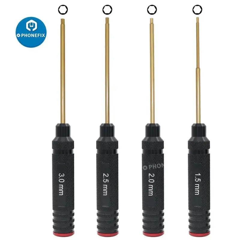 1.5/2/2.5/3mm Hex Key RC Repair Tookit Hexagon Screwdriver Set