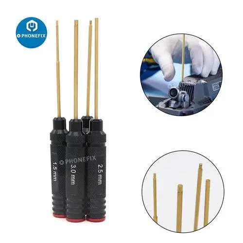 1.5/2/2.5/3mm Hex Key RC Repair Tookit Hexagon Screwdriver Set