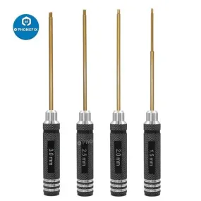 1.5/2/2.5/3mm Hex Key RC Repair Tookit Hexagon Screwdriver Set