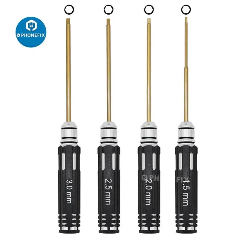 1.5/2/2.5/3mm Hex Key RC Repair Tookit Hexagon Screwdriver Set