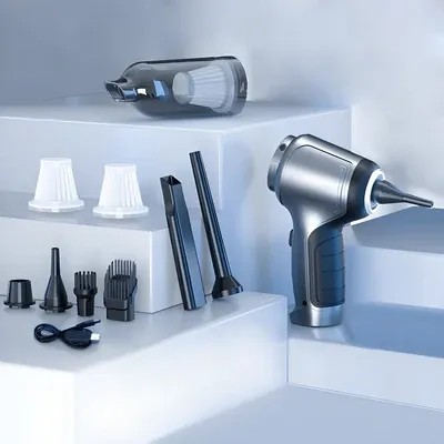 2-in-1 Wireless Car Hand Vacuum Cleaner   Air Blower
