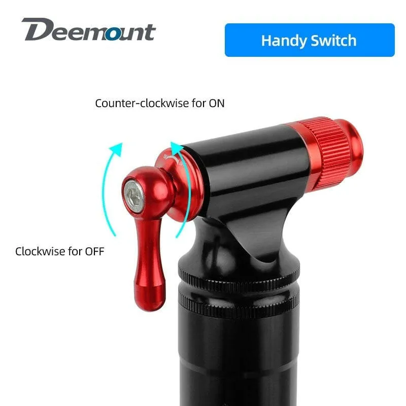 2023NEW Bicycle CO2 Inflator Fits Presta Scrader Valve Road MTB Tire Quick Pumping Threaded 16/12/8G Unthreaded 16G Cartridge