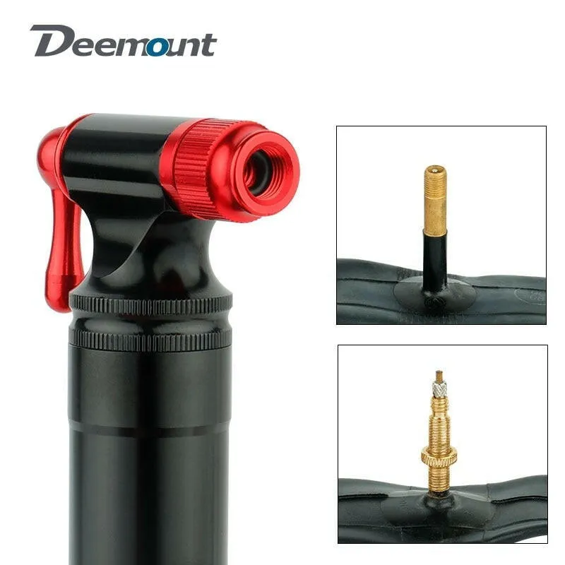2023NEW Bicycle CO2 Inflator Fits Presta Scrader Valve Road MTB Tire Quick Pumping Threaded 16/12/8G Unthreaded 16G Cartridge