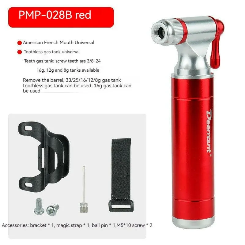 2023NEW Bicycle CO2 Inflator Fits Presta Scrader Valve Road MTB Tire Quick Pumping Threaded 16/12/8G Unthreaded 16G Cartridge