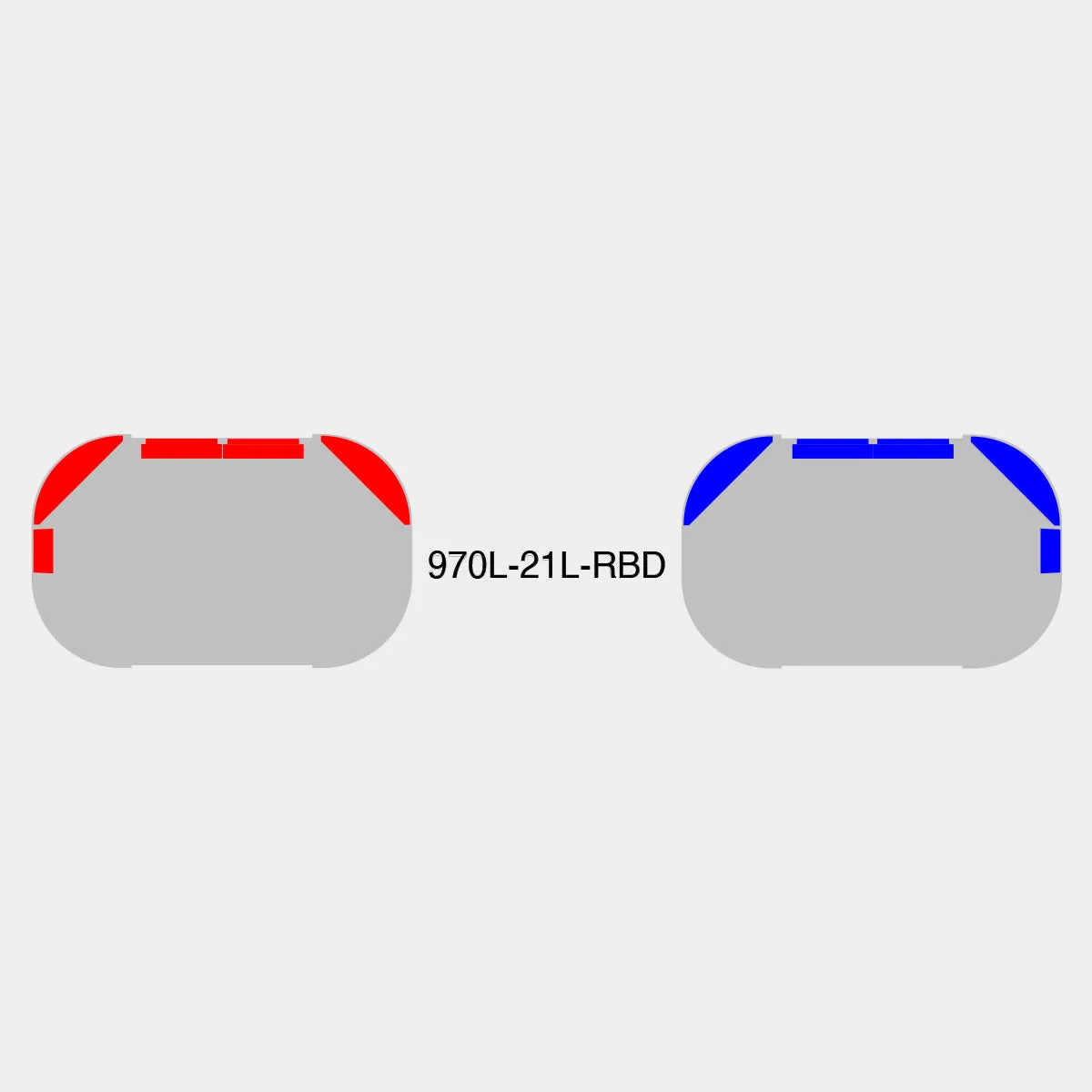 21" Scorpion Series NFPA LED Light Bar w/o Preemption (Pair)