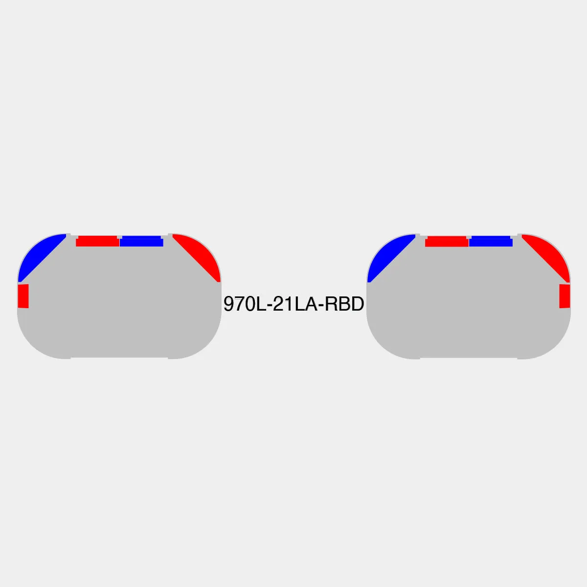 21" Scorpion Series NFPA LED Light Bar w/o Preemption (Pair)