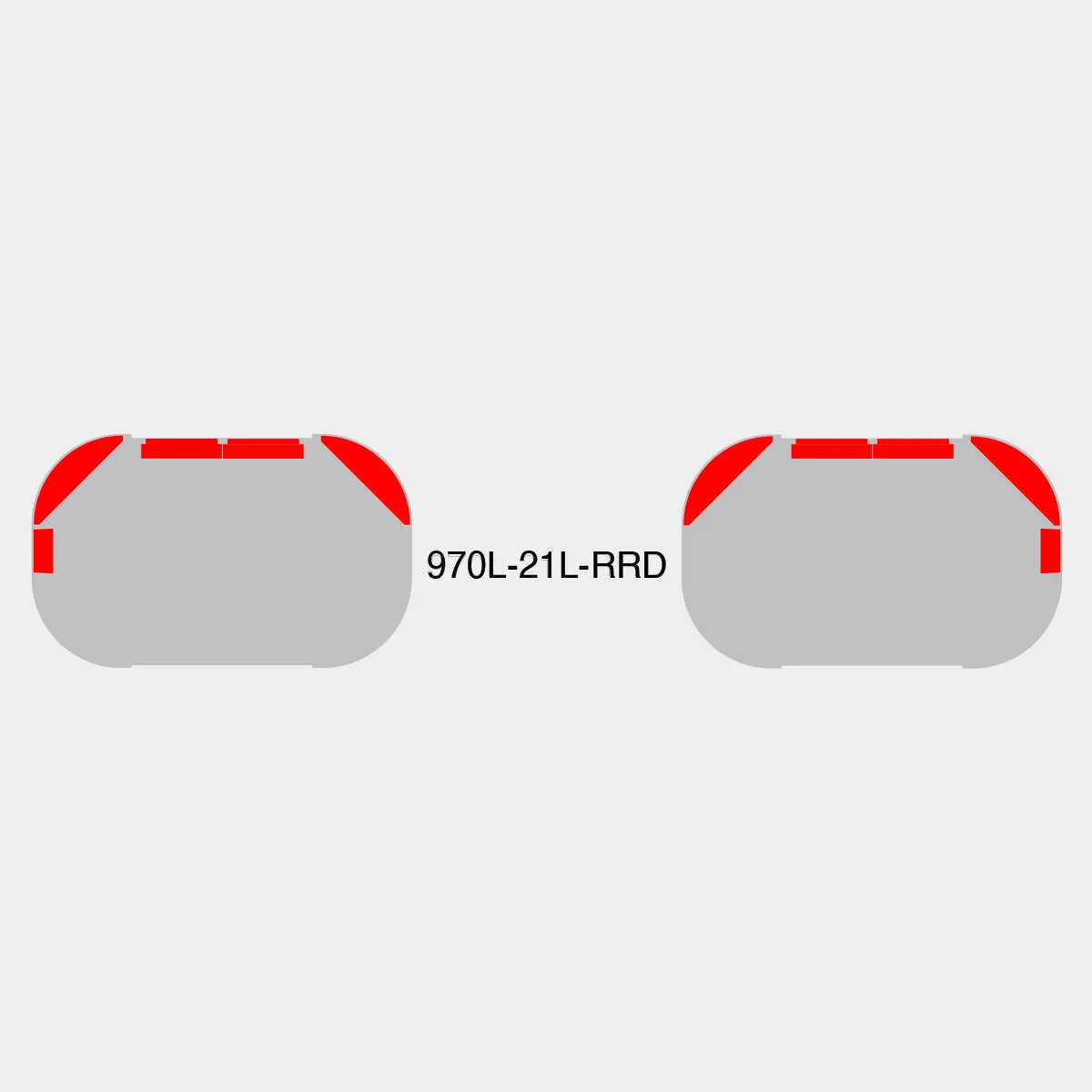 21" Scorpion Series NFPA LED Light Bar w/o Preemption (Pair)