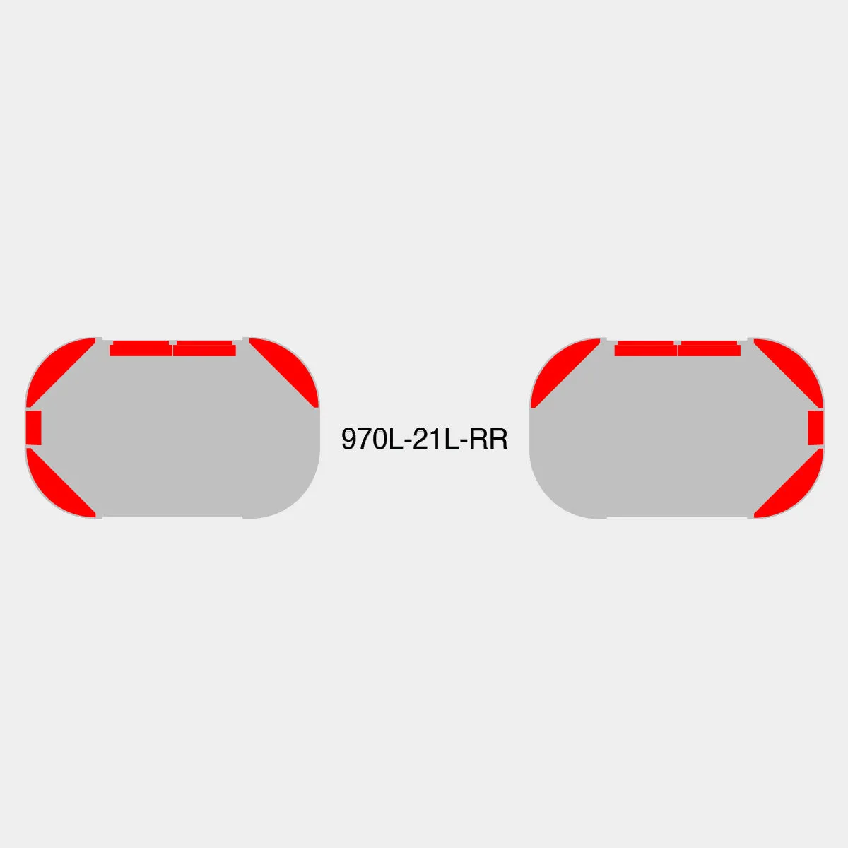 21" Scorpion Series NFPA LED Light Bar w/o Preemption (Pair)
