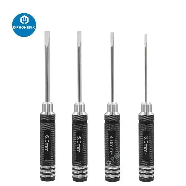 3/4/5/6mm Slotted Blade Tip Screwdriver Tools For RC Quadcopter