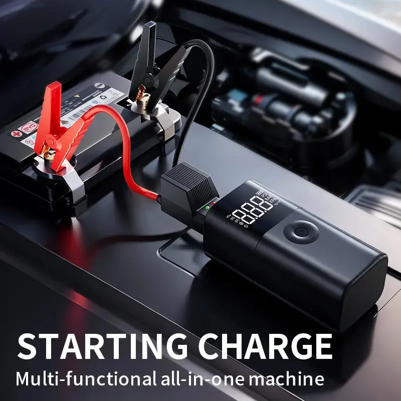4-in-1 Portable Car Battery Jump Starter