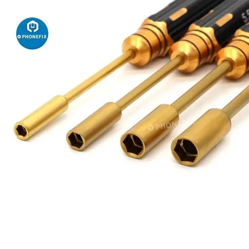 4/5.5/7/8mm Hex Driver Set Hexagonal Head Socket Screwdrivers Toolkit
