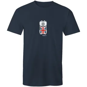 4XL Navy Land Rover Top View - Mens T-Shirt - WAREHOUSE