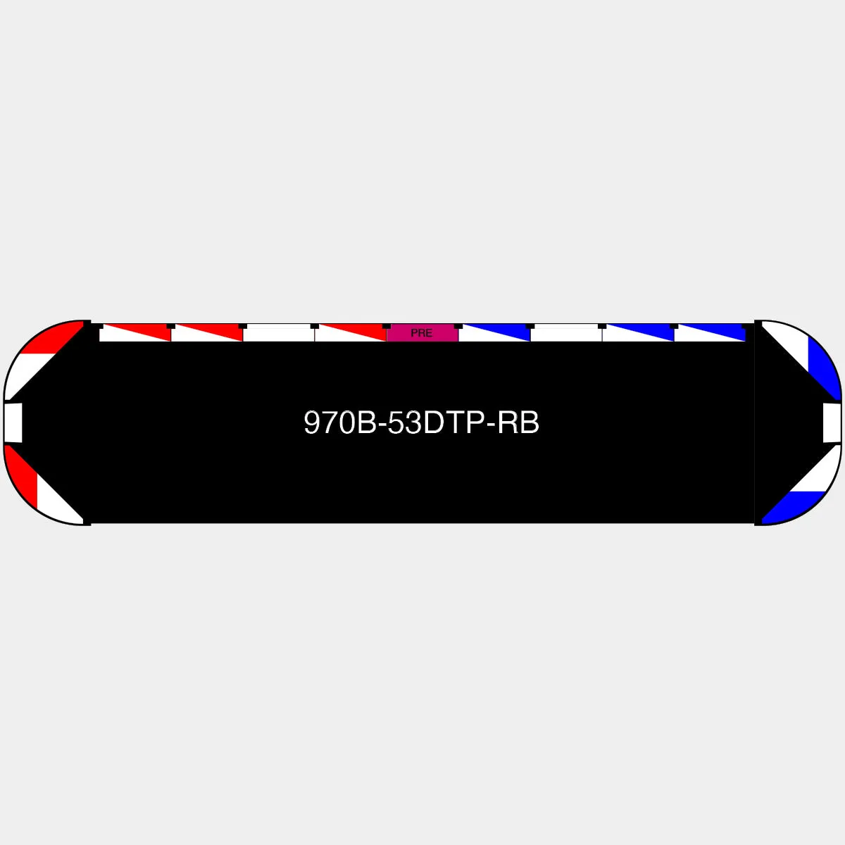 53" Black Widow Series NFPA LED Light Bar w/ Preemption