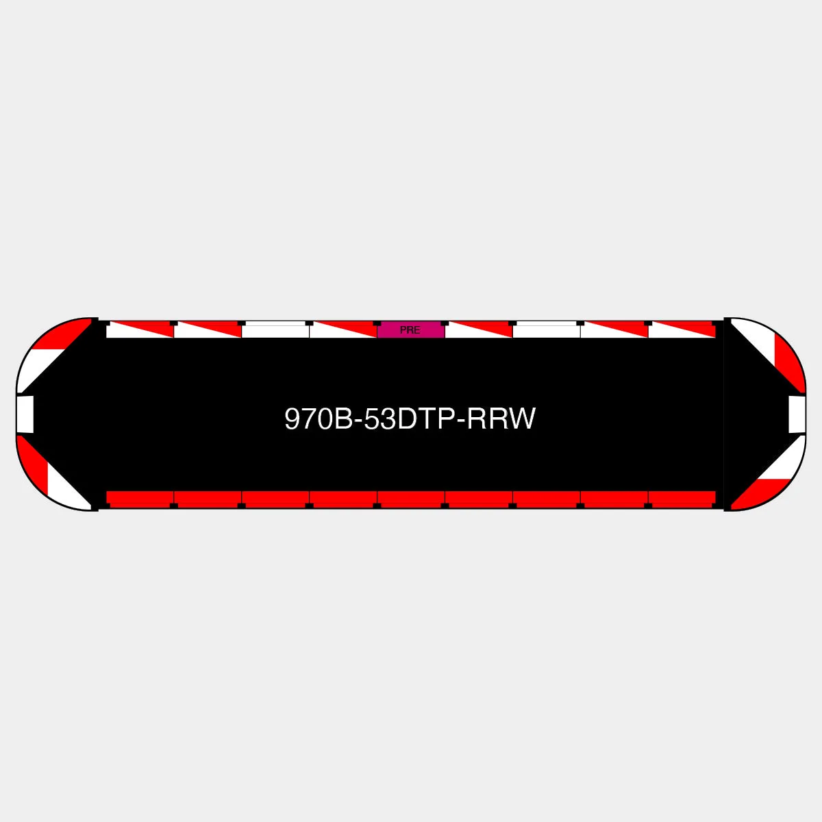 53" Black Widow Series NFPA LED Light Bar w/ Preemption