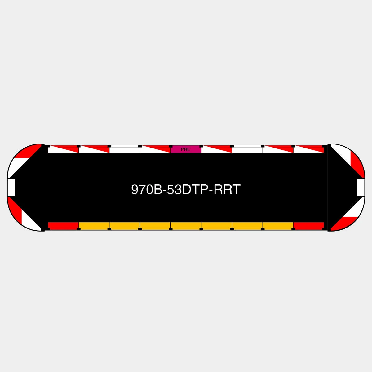 53" Black Widow Series NFPA LED Light Bar w/ Preemption