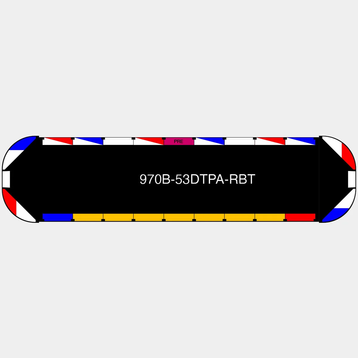 53" Black Widow Series NFPA LED Light Bar w/ Preemption