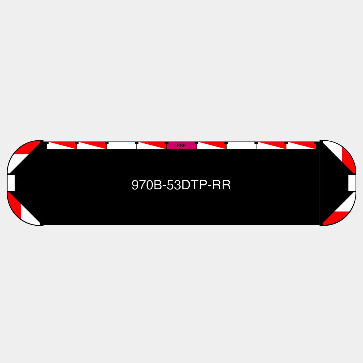 53" Black Widow Series NFPA LED Light Bar w/ Preemption