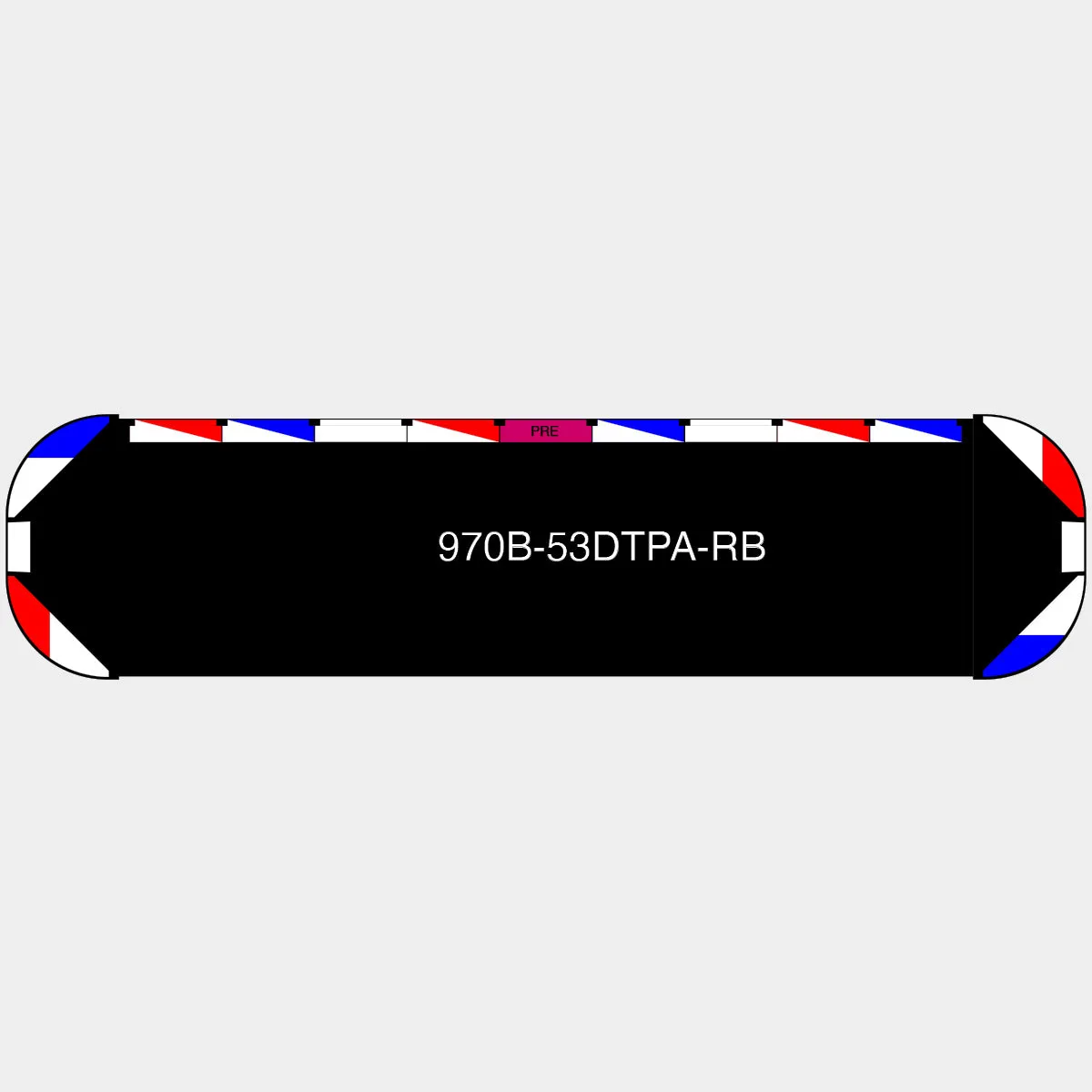 53" Black Widow Series NFPA LED Light Bar w/ Preemption