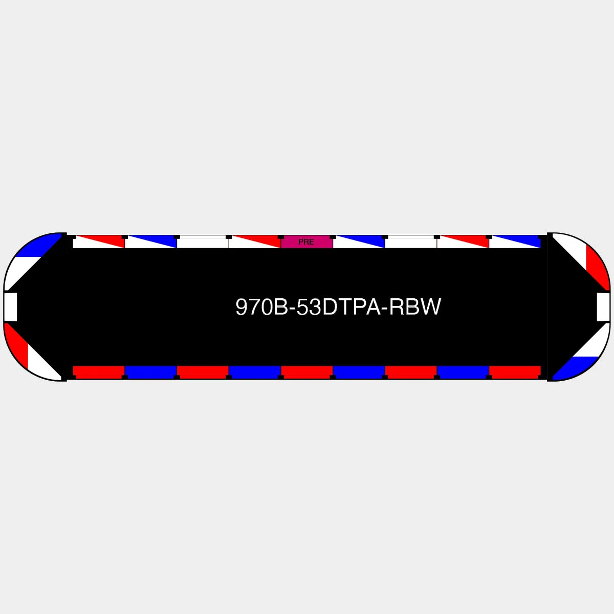 53" Black Widow Series NFPA LED Light Bar w/ Preemption