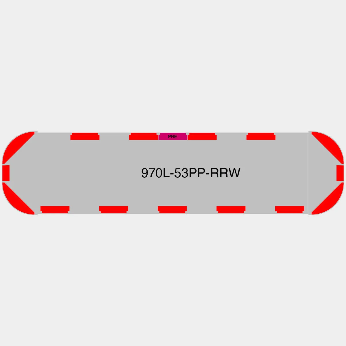 53" Scorpion Series NFPA LED Light Bar w/ Preemption