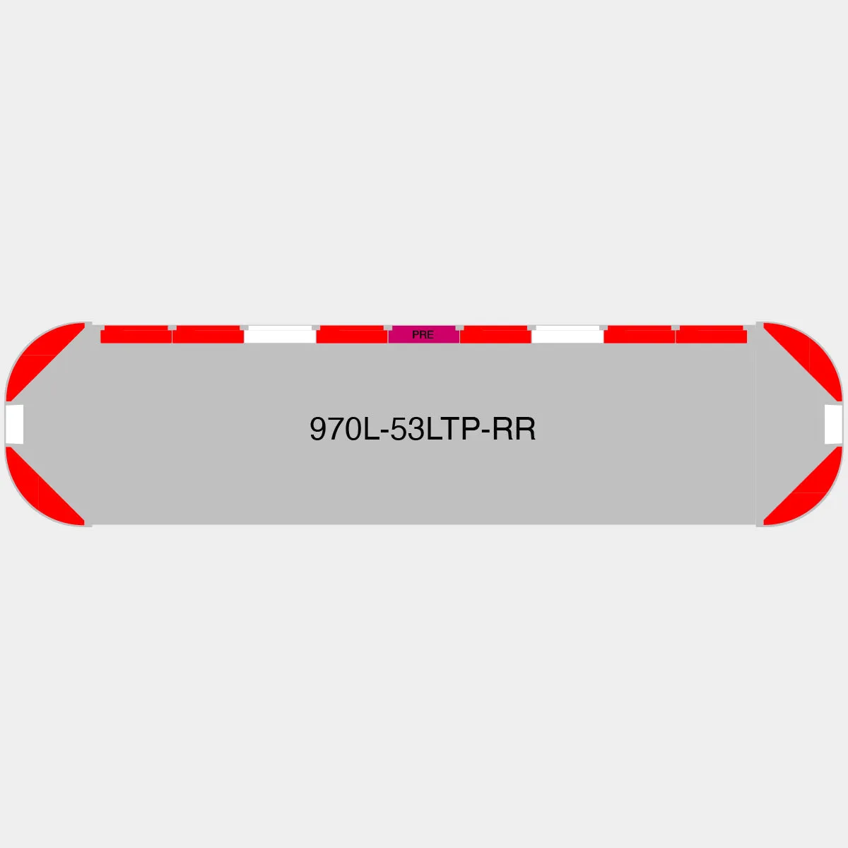 53" Scorpion Series NFPA LED Light Bar w/ Preemption