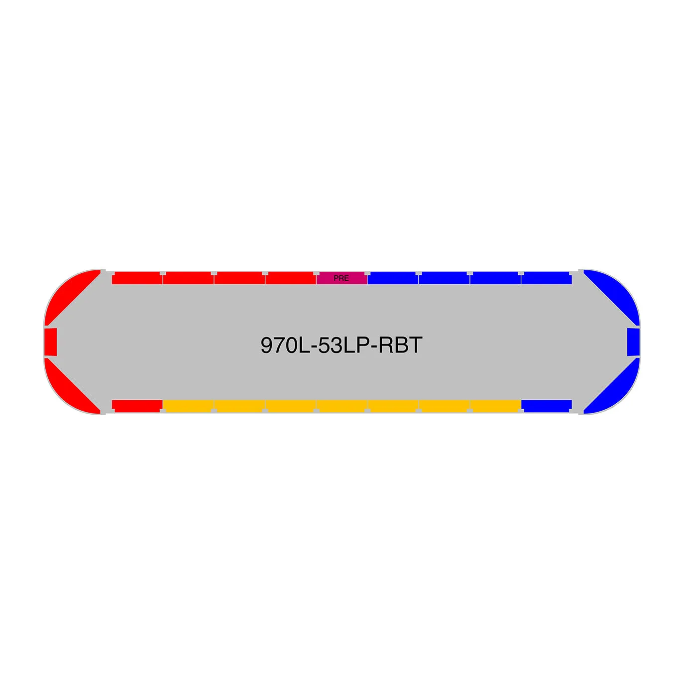 53" Scorpion Series NFPA LED Light Bar w/ Preemption