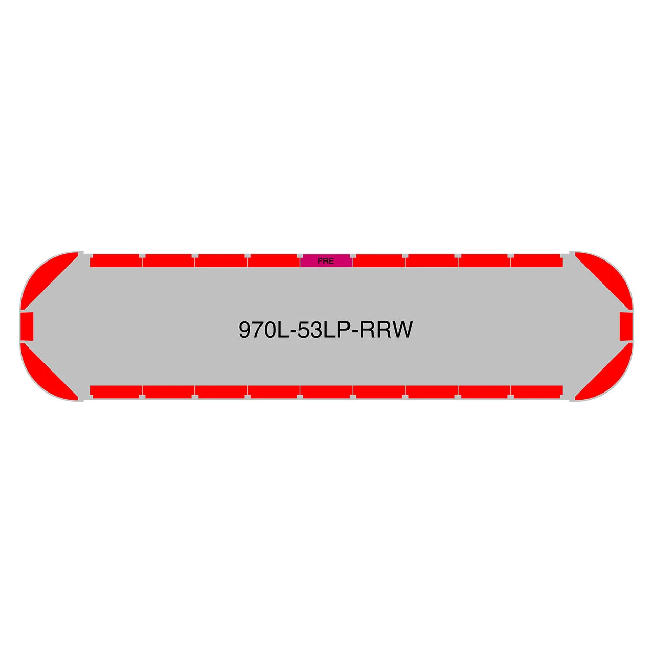 53" Scorpion Series NFPA LED Light Bar w/ Preemption