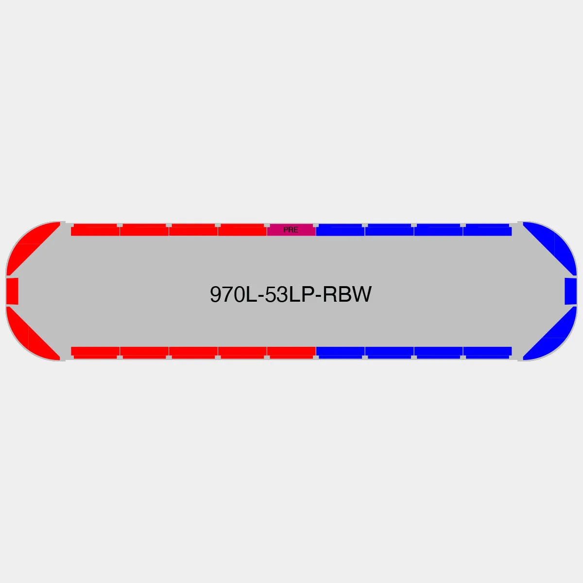 53" Scorpion Series NFPA LED Light Bar w/ Preemption