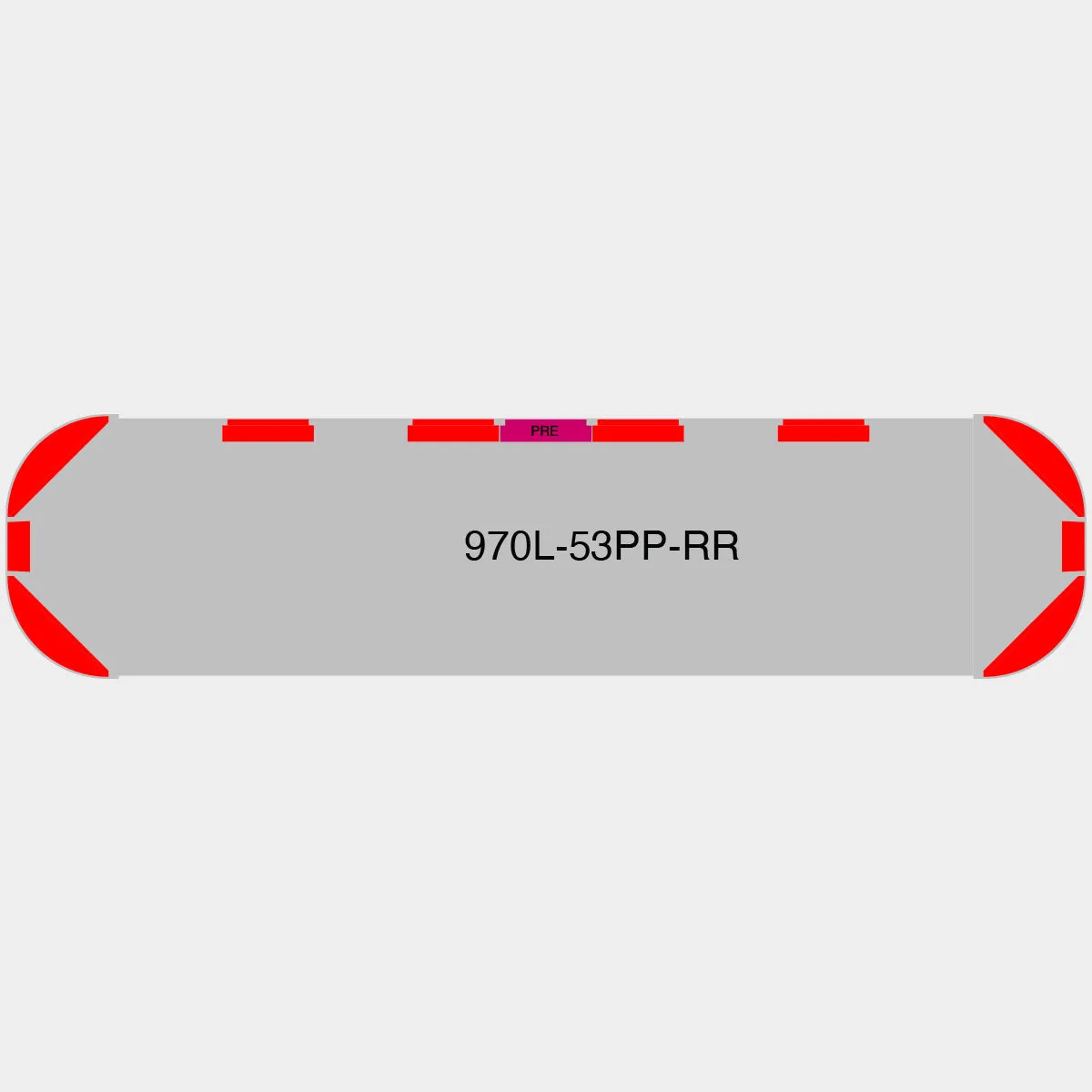 53" Scorpion Series NFPA LED Light Bar w/ Preemption