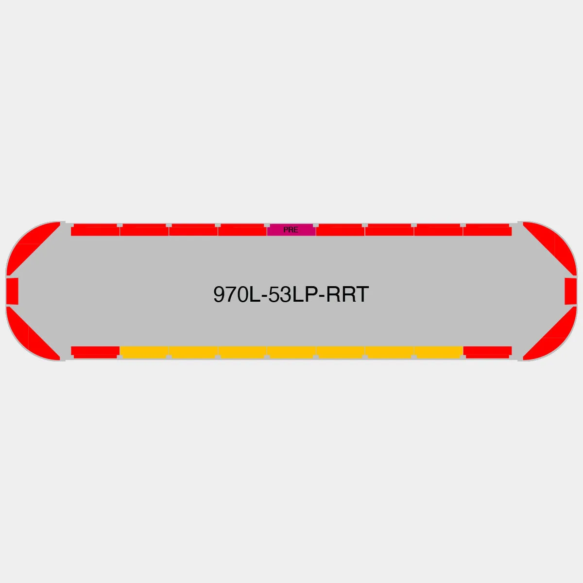 53" Scorpion Series NFPA LED Light Bar w/ Preemption