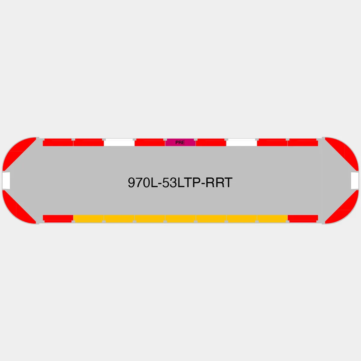 53" Scorpion Series NFPA LED Light Bar w/ Preemption
