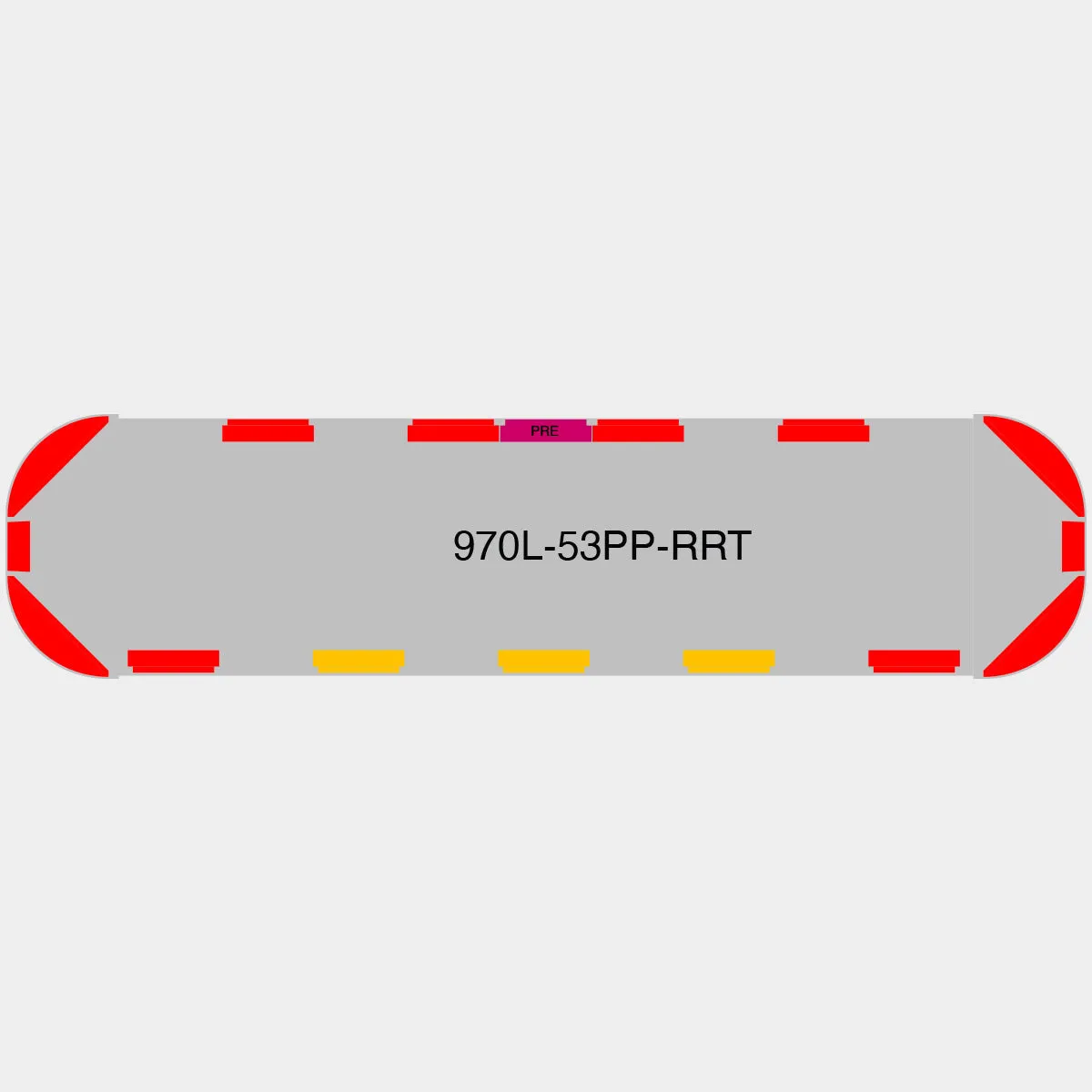 53" Scorpion Series NFPA LED Light Bar w/ Preemption