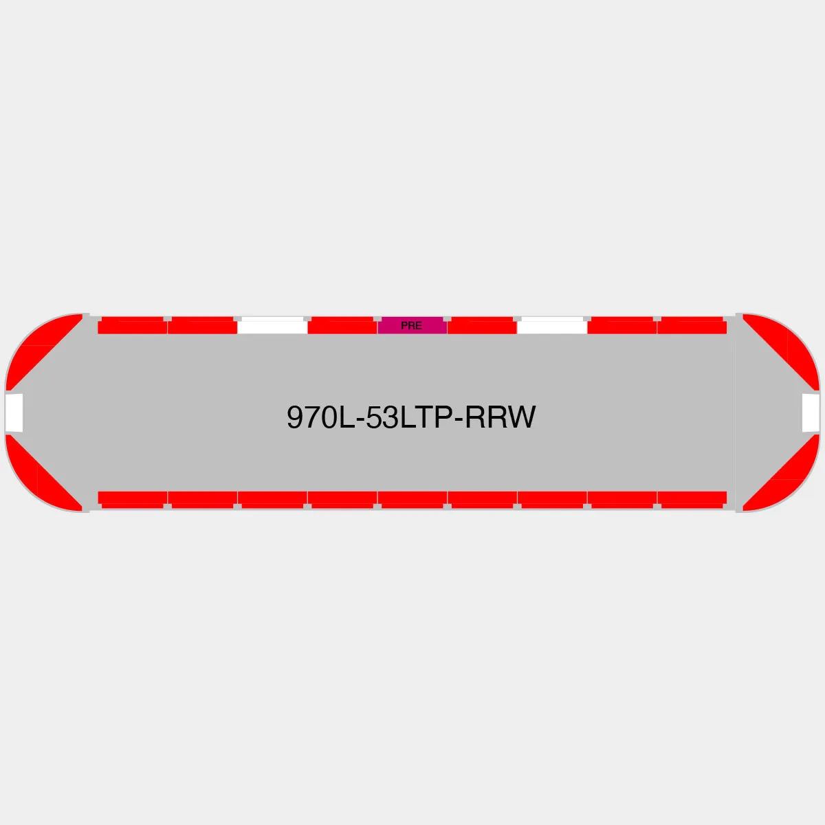 53" Scorpion Series NFPA LED Light Bar w/ Preemption