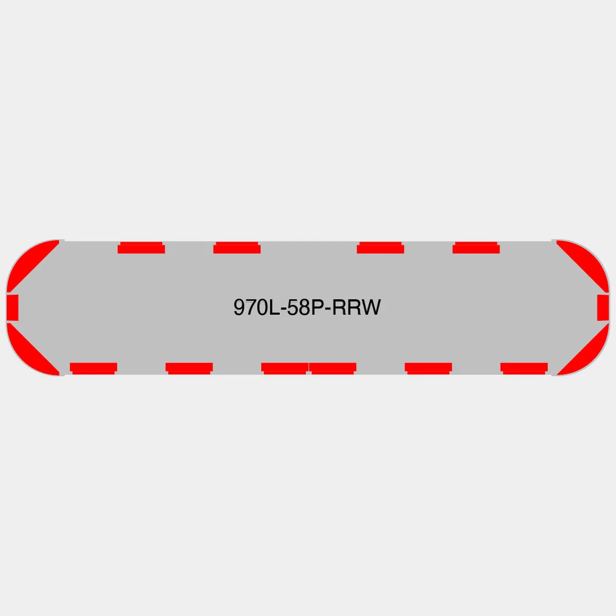 58" Scorpion Series NFPA LED Light Bar w/o Preemption