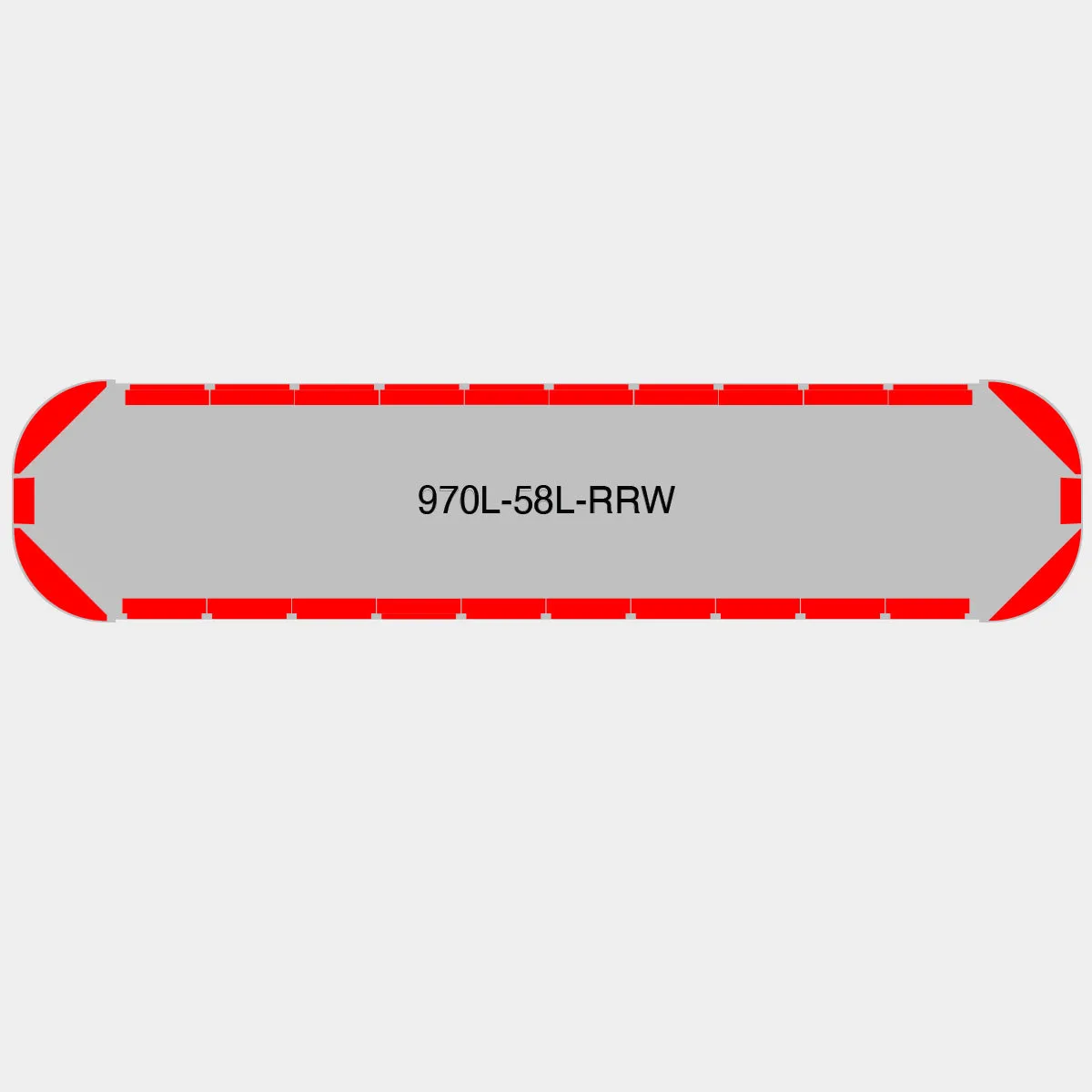 58" Scorpion Series NFPA LED Light Bar w/o Preemption