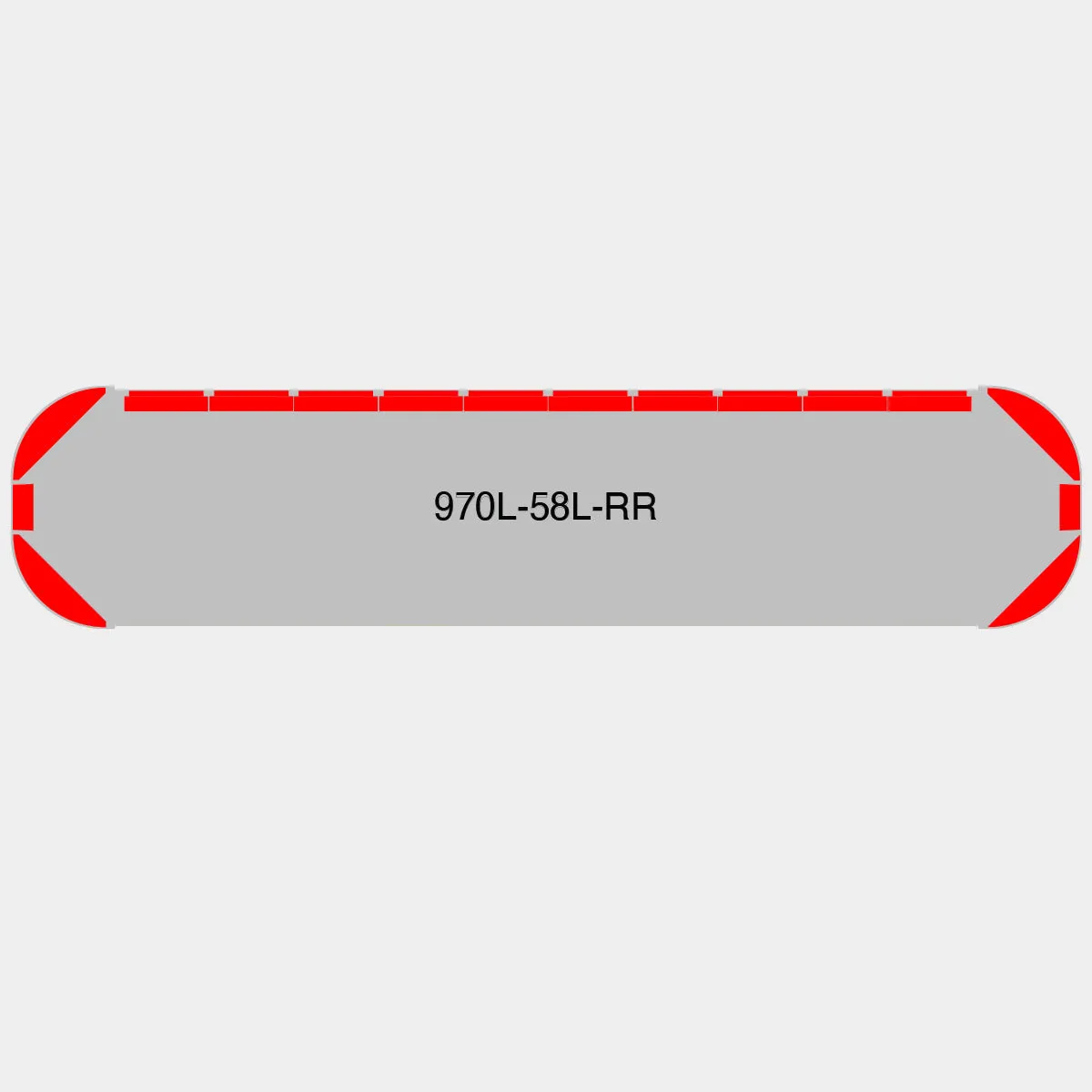58" Scorpion Series NFPA LED Light Bar w/o Preemption