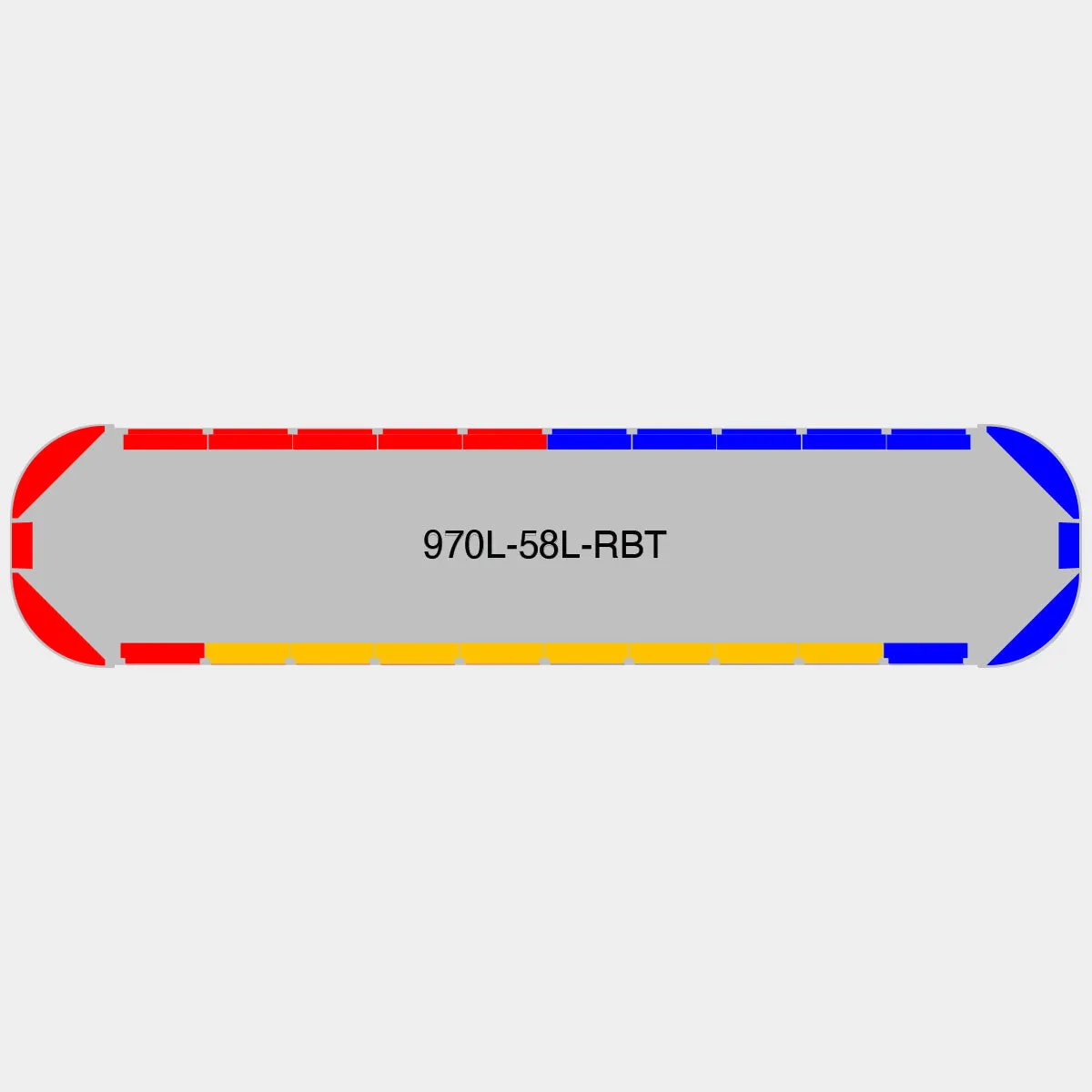 58" Scorpion Series NFPA LED Light Bar w/o Preemption