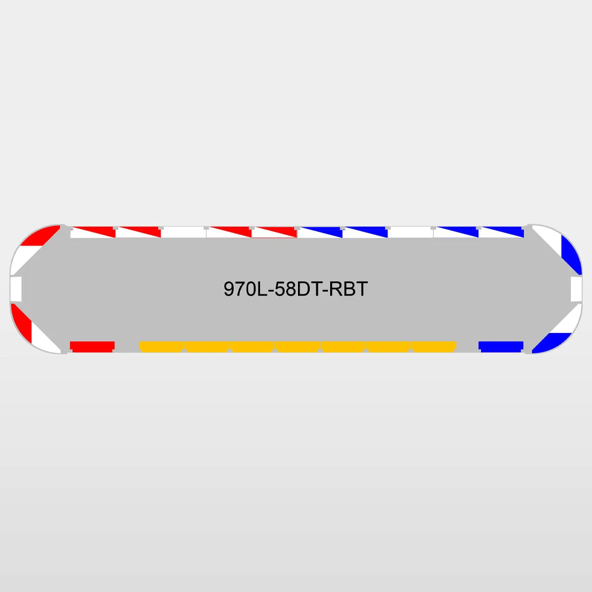 58" Scorpion Series NFPA LED Light Bar w/o Preemption