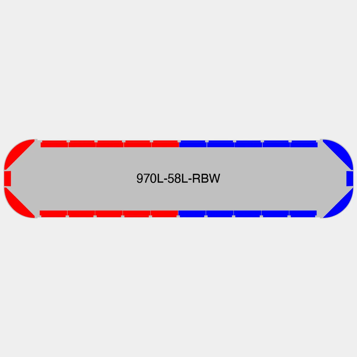 58" Scorpion Series NFPA LED Light Bar w/o Preemption